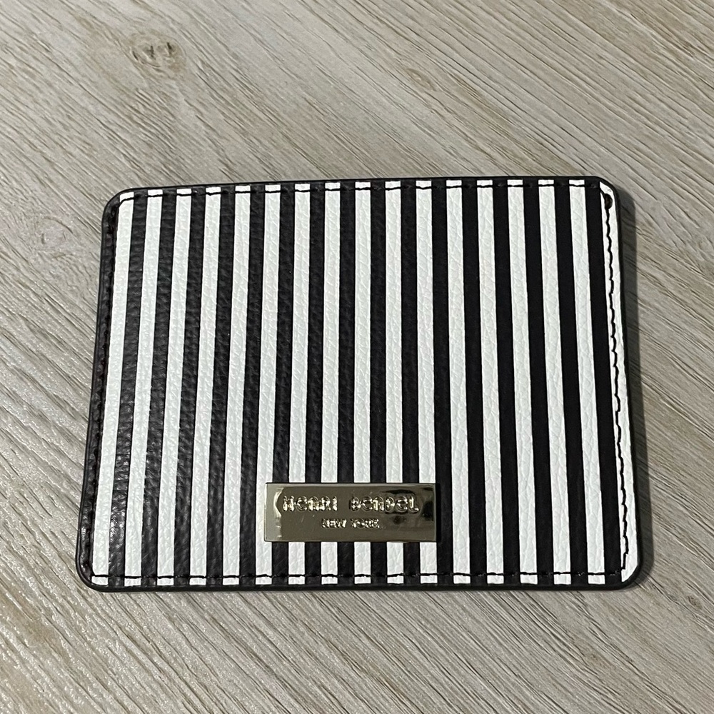 Henri Bendel Centennial Striped Card Holder